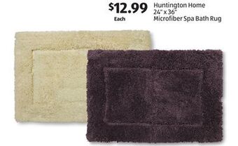 Aldi Huntington home 24" x 36" microfiber spa bath rug offer