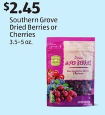 Aldi Southern grove dried berries or cherries offer
