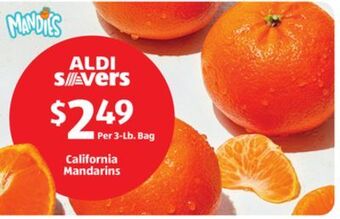 Aldi California mandarins offer
