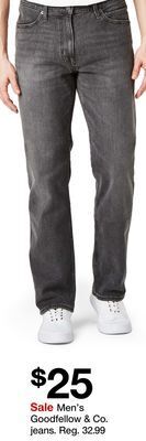 Target Men's goodfellow & co. jeans offer