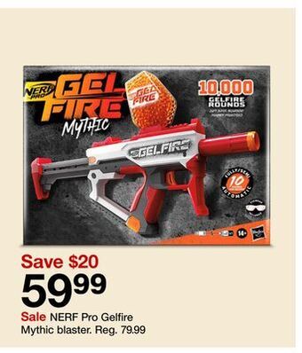 Target Nerf pro gelfire mythic blaster offer