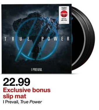 Target I prevail, true power offer
