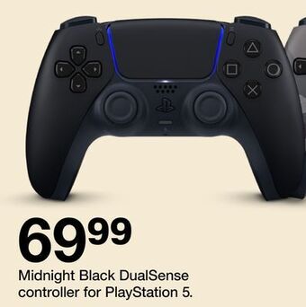 Target Midnight black dualsense controller for playstation 5 offer