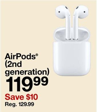 Target Airpods® (2nd generation) offer