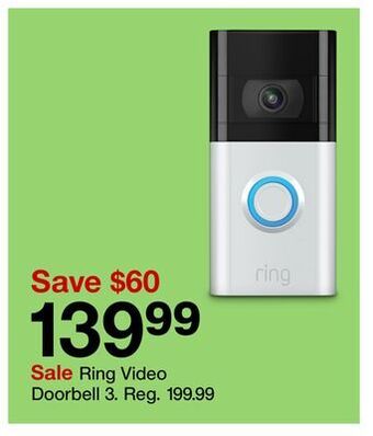Target Ring video doorbell 3 offer