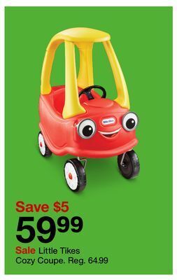 Target Little tikes cozy coupe offer