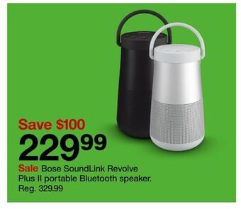 Target Bose soundlink revolve plus ii portable bluetooth speaker offer