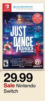 Target Just dance 2023 edition nintendo switch offer