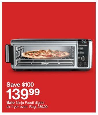 Target Ninja foodi digital air fryer oven offer