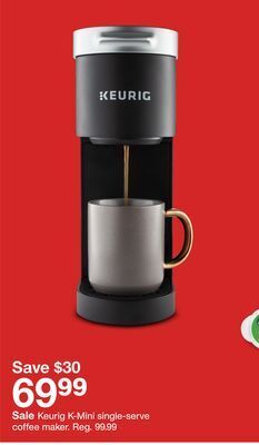 Target Keurig k-mini single-serve coffee maker offer