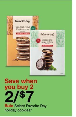Target Select favorite day holiday cookies offer