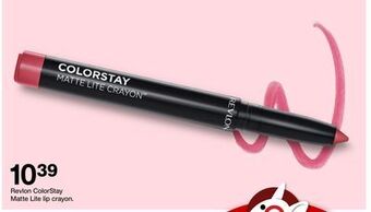 Target Revlon colorstay matte lite lip crayon offer