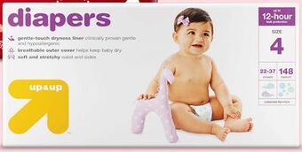 Target Up & up 148-ct. giant-pack diapers offer