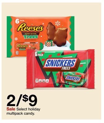 Target Select holiday multipack candy offer