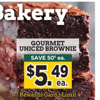 Dearborn Market Gourmet uniced brownie offer