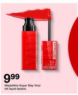 Target Maybelline super stay vinyl ink liquid lipstick offer