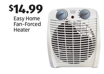Aldi Easy home fan-forced heater offer