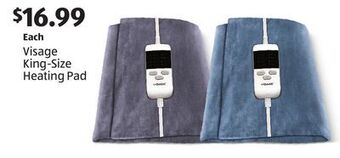 Aldi Visage king-size heating pad offer