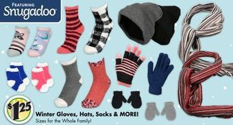 Dollar Tree Winter gloves, hats, socks & more! offer