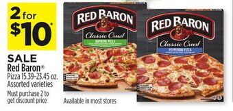 Dollar General Red baron® pizza offer
