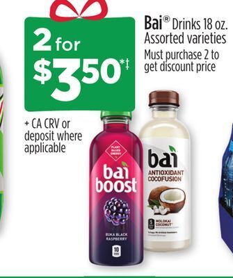 Dollar General Bai® drinks offer
