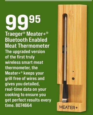 Ace Hardware Traeger® meater + ® bluetooth enabled meat thermometer offer