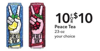 Publix Peace Tea 23 oz. offer