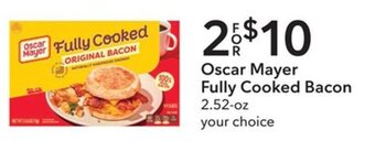 Publix Oscar Mayer Fully Cooked Bacon 2.52 oz. offer