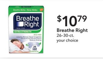 Publix Breathe Right offer