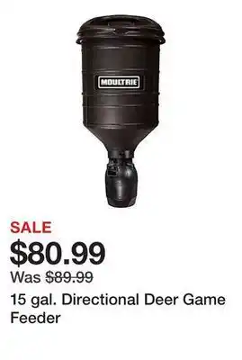 Tractor Supply Company 15 gal. directional deer game feeder offer