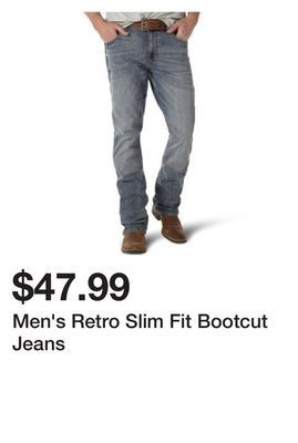Tractor Supply Company Men's retro slim fit bootcut jeans offer