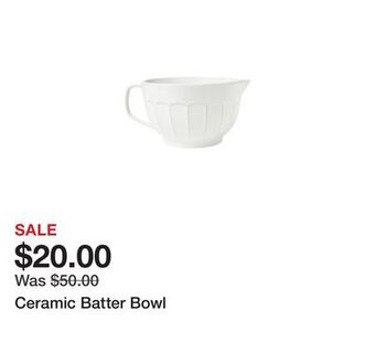 Belk Ceramic batter bowl offer