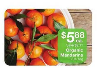 Fairway Store Market Organic mandarins offer