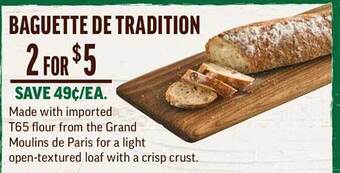 Central Market Baguette de tradition offer