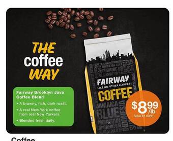 Fairway Store Market Fairway brooklyn java coffee blend offer