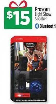 Dollar General Proscan light show speaker offer