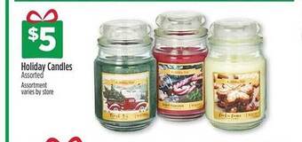 Dollar General Holiday candles offer