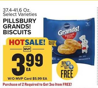 Food Lion Pillsbury grands! biscuits offer