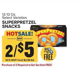 Food Lion Superpretzel snacks offer