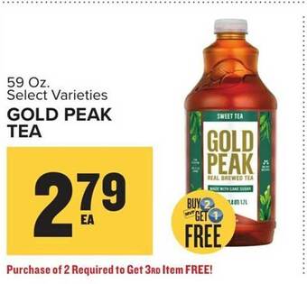 Food Lion Gold peak tea offer