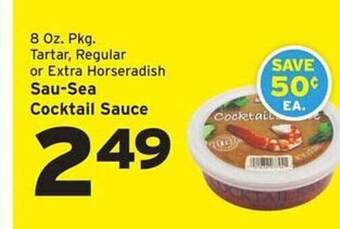 Hannaford Sausea cocktail sauce offer