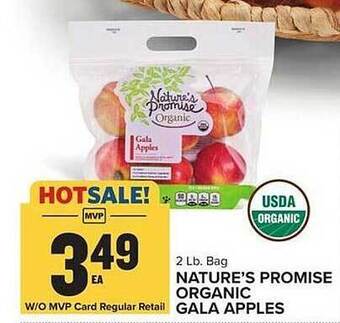 Food Lion Nature's promise organic gala apples offer