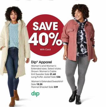 Fred Meyer Dip apparel offer