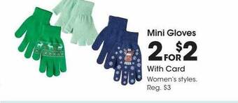 Fred Meyer Mini gloves offer