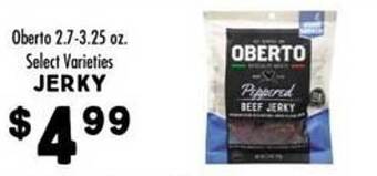 Maceys Oberto jerky offer