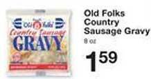Price Chopper Old folks country sausage gravy offer