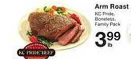 Price Chopper Arm roast offer