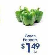 Price Rite Green peppers offer