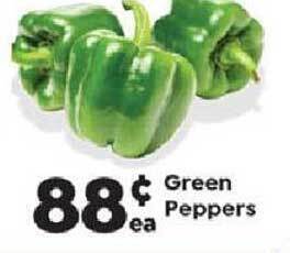 Save a Lot Green peppers offer