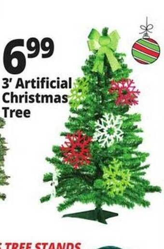 Ocean State Job Lot 3' artificial christmas tree offer